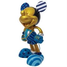 Disney by Britto - Blue and Gold, Mickey